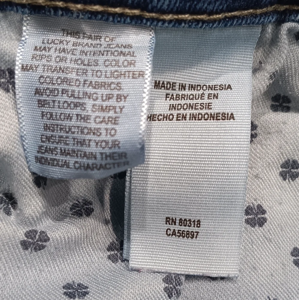 Lucky Brand Jeans Blue Women's 28x27 Size 4 / 27 Hayden Skinny Stretch Timeless - Picture 10 of 14